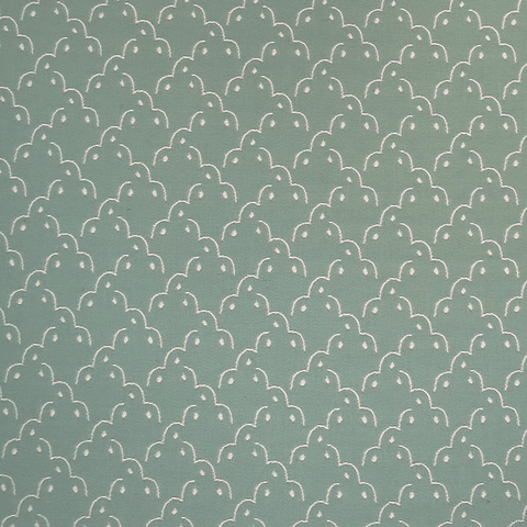 Frogspawn Soft Sage and White Fabric