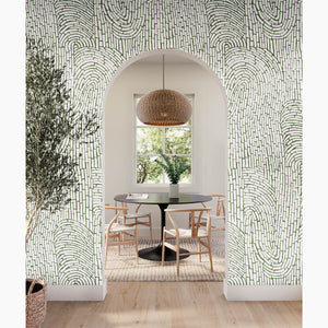 Garden Party Thyme Traveller Wallpaper