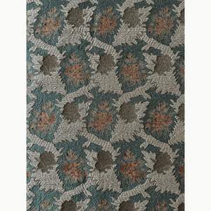 Gwen Blue and Coral Fabric