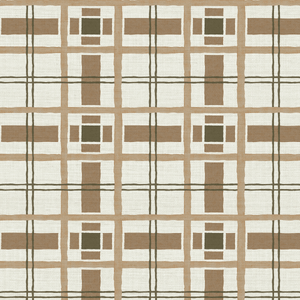 Hannah's Plaid Burlap Grasscloth Wallpaper