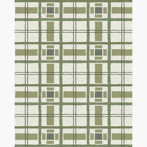 Hannah's Plaid Grove Grasscloth Wallpaper