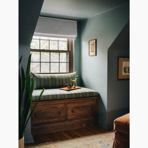 Harbour Stripe Basil Fabric