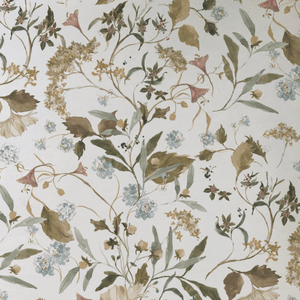 Herbarium Ochre Wallpaper