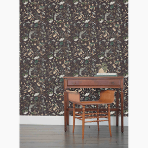 Herbarium Plum Wallpaper