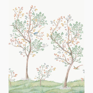 Hillside Multicolor Mural Wallpaper