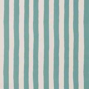 Ida Stripe Deep Turquoise Wallpaper