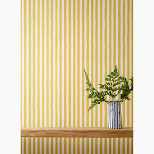 Ida Stripe Gold Wallpaper
