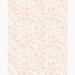 Iznik Papaya Wallpaper