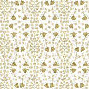 Kaleidoscope Garden Ochre Fabric