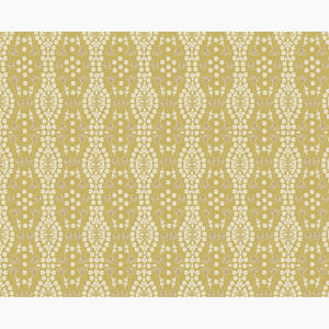 Kaleidoscope Garden Relief Ochre Fabric