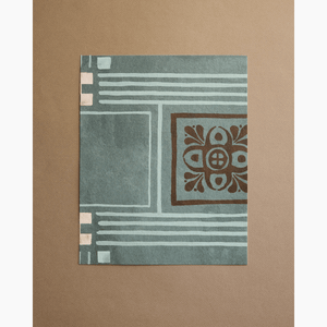 Labyrinthine Verdigris Wallpaper