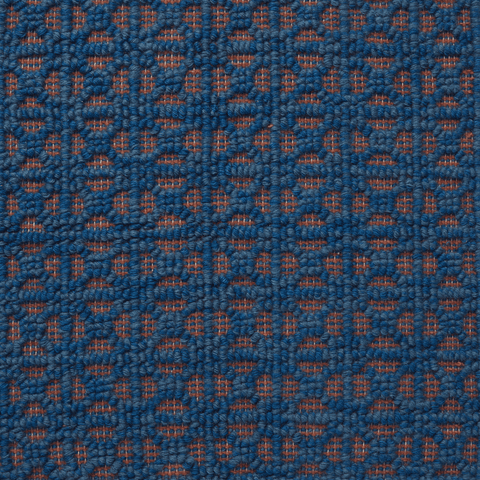 Lattice Loop Terracotta Sky Rug