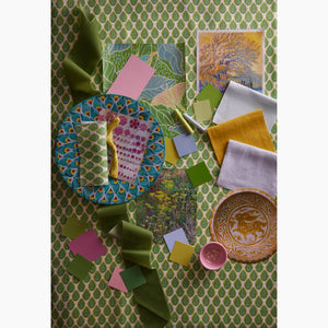 Leaflet Leaf Green Fabric