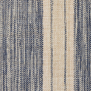 Linen Stripe Blue/Sand Rug