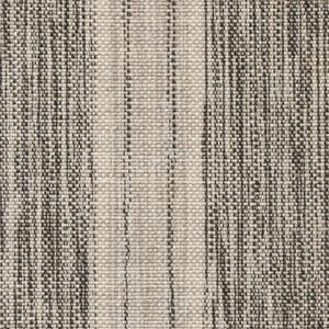 Linen Stripe Charcoal/Silver Rug