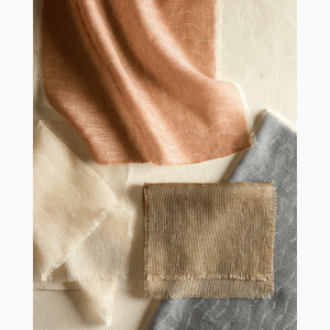 Luna White Sand Fabric