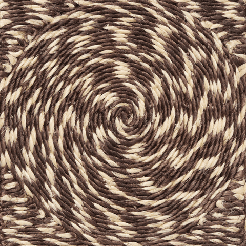 Lurik Twist Earth Rug