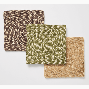 Lurik Twist Earth Rug