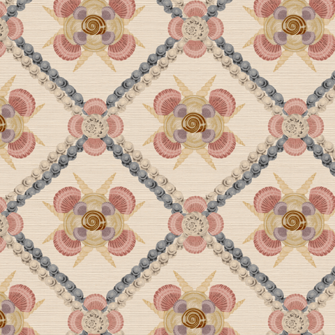 Lyford Multi Grasscloth Wallpaper