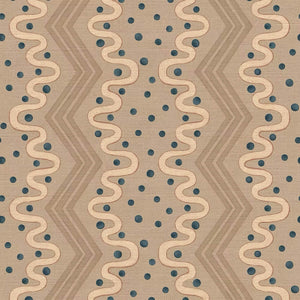 Madame Ziggle Oat Fabric