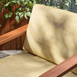 Malmo Check Ochre Outdoor Fabric