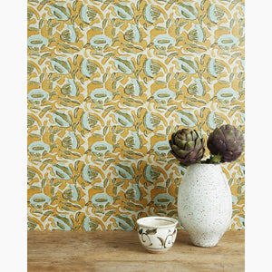 Marbella Turmeric Wallpaper