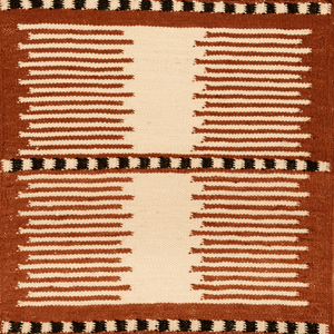 Mazy Stripe Chocolate Rug