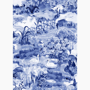 Meadow Delftware Wallpaper