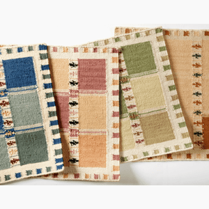 Merino Kilim Star Cactus Rug