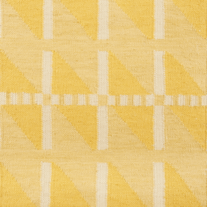 Merino Kilim Triangle Yellow Rug
