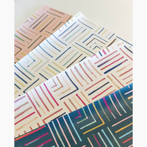 Milledge Blue Multi Wallpaper