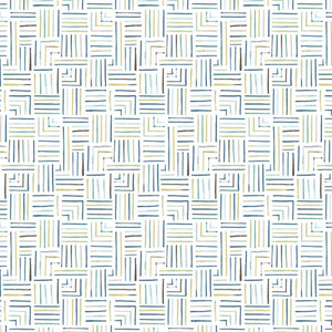 Milledge Blue Multi Fabric