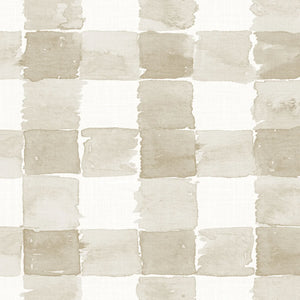 Mom's Plaid Bone Fabric