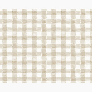 Mom's Plaid Bone Fabric