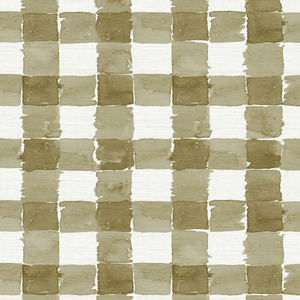 Mom's Plaid Burlap Grasscloth Wallpaper