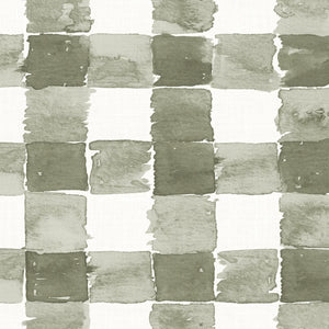 Mom's Plaid Sage Fabric