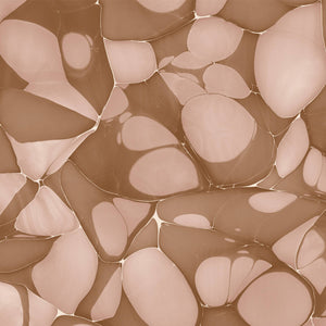 Mosaic Copper Leaf Fabric