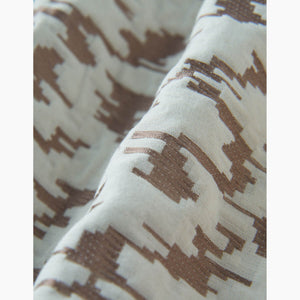 Natasha's Houndstooth Beet Fabric