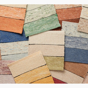 Olbia Stripe Rose Rug