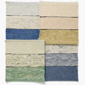 Olbia Stripe Green Tea Rug