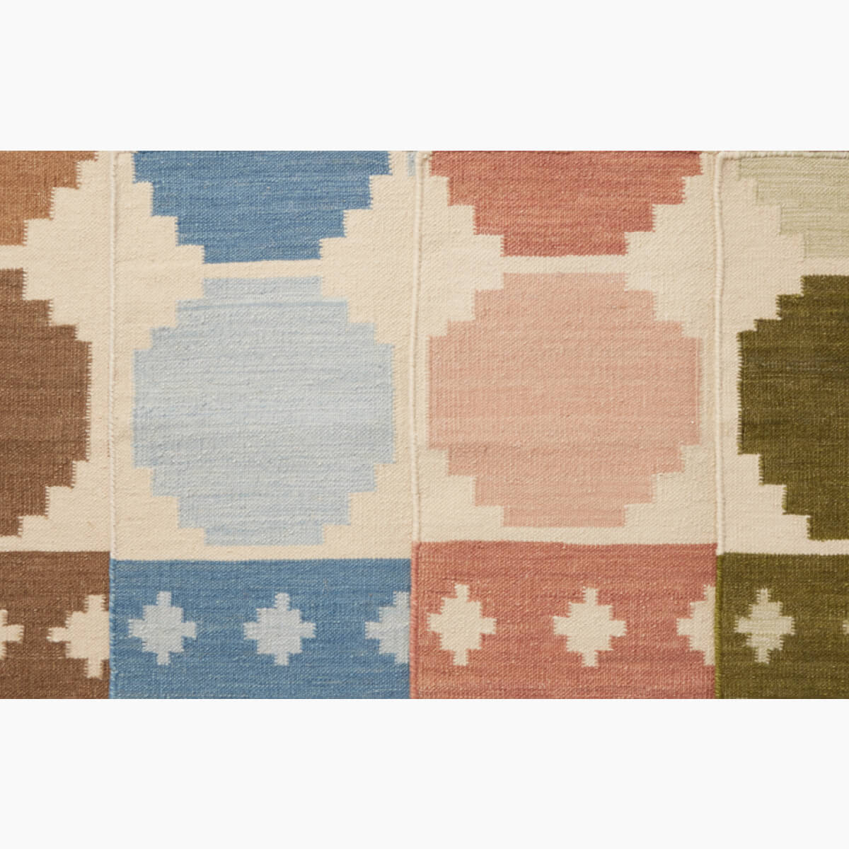 Painted Floors Brick Rose Rug