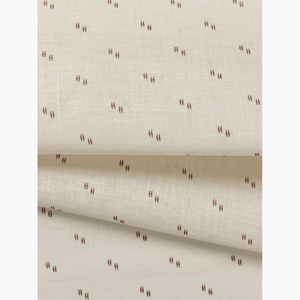 Painted Thread Burgundy Fabric