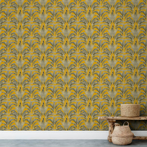 Palms Marigold Wallpaper