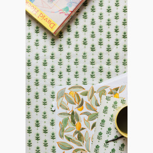 Periwinkle Grass Fabric