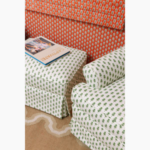 Periwinkle Grass Fabric