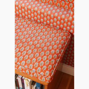 Periwinkle Red Clay Fabric