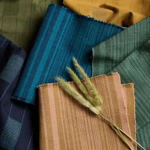 Pipit Stripe Turaco Fabric