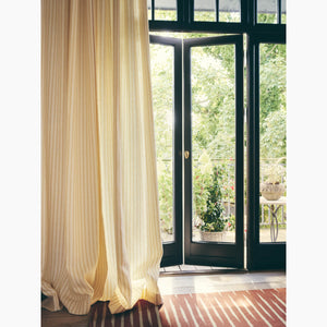 Polka Stripe Ochre Fabric