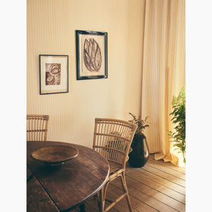 Polka Stripe Ochre Fabric