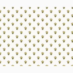 Pressed Petunia Ochre Fabric